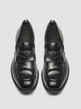 Officine Creative CALIXTE 020 Black Leather
Loafers Men’s Size: 45 EU 11.5 US